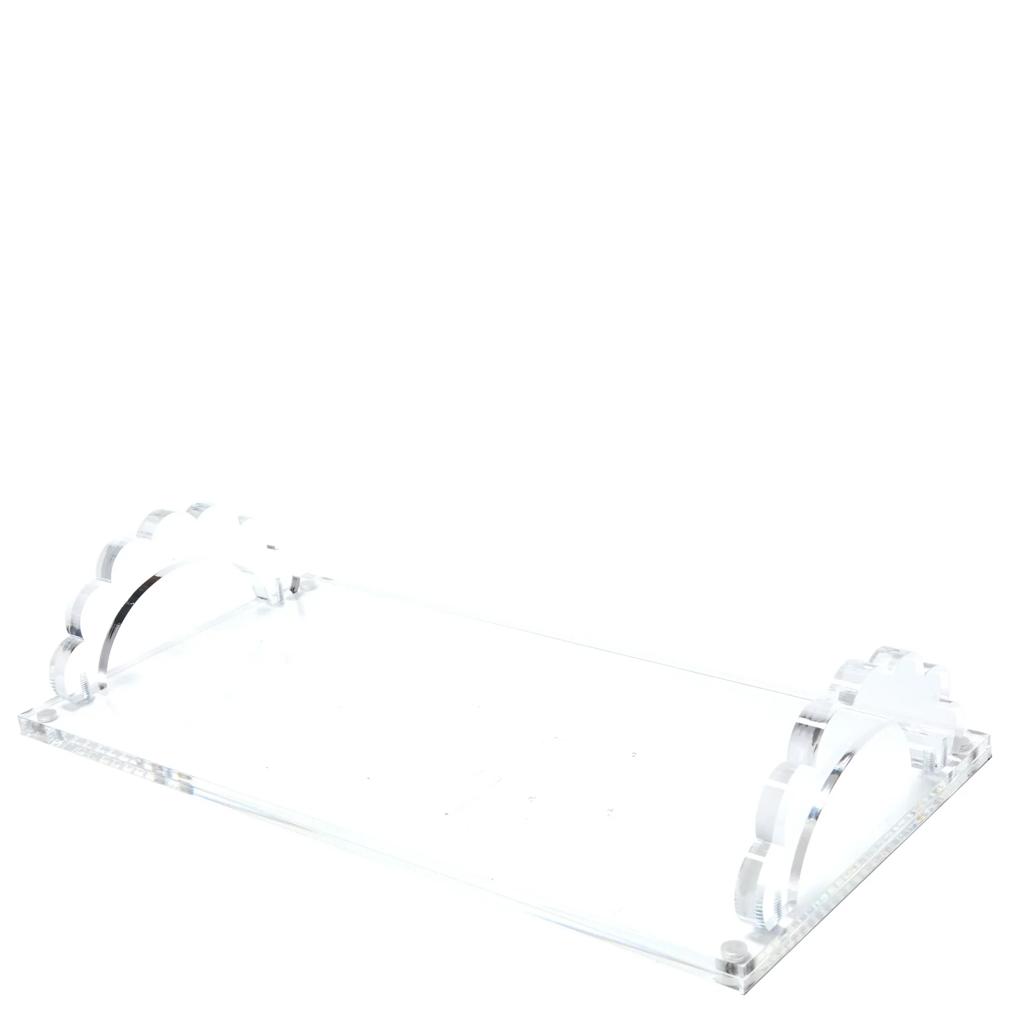 Scallop Handle Photo Tray Collection