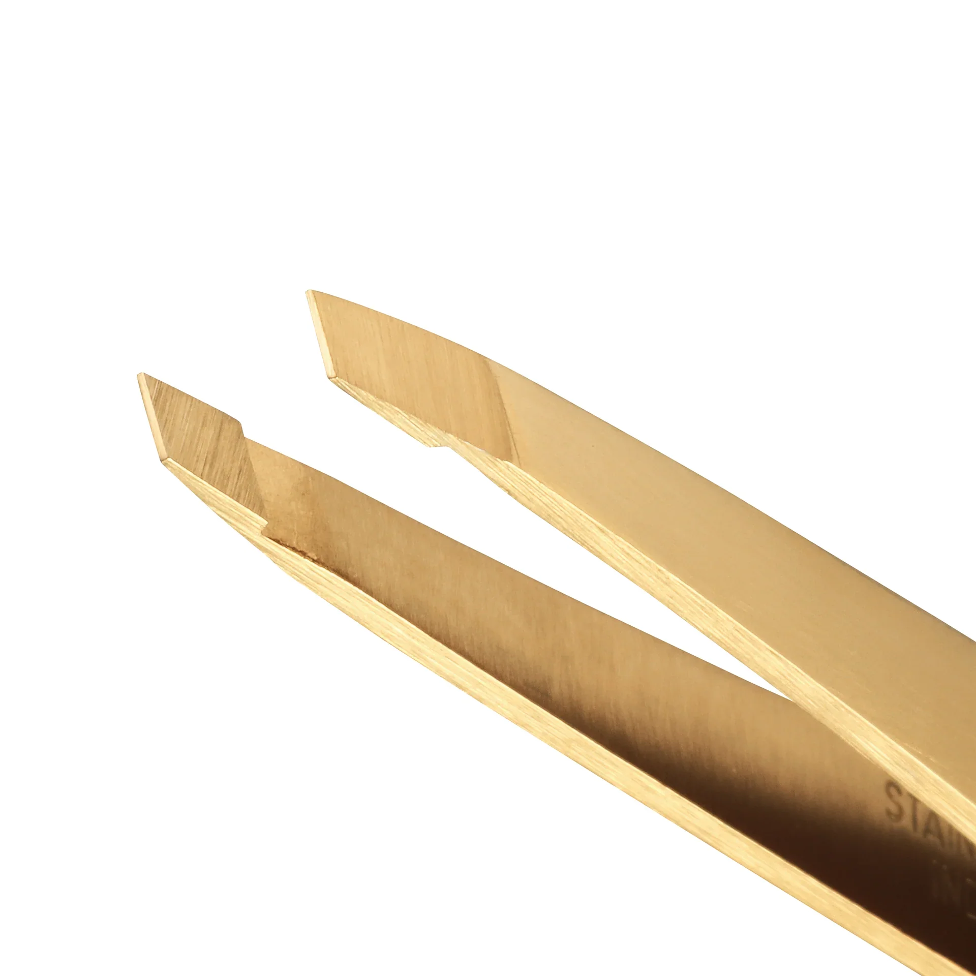 Ultra Precision Gold Slant Tweezer - Image 2