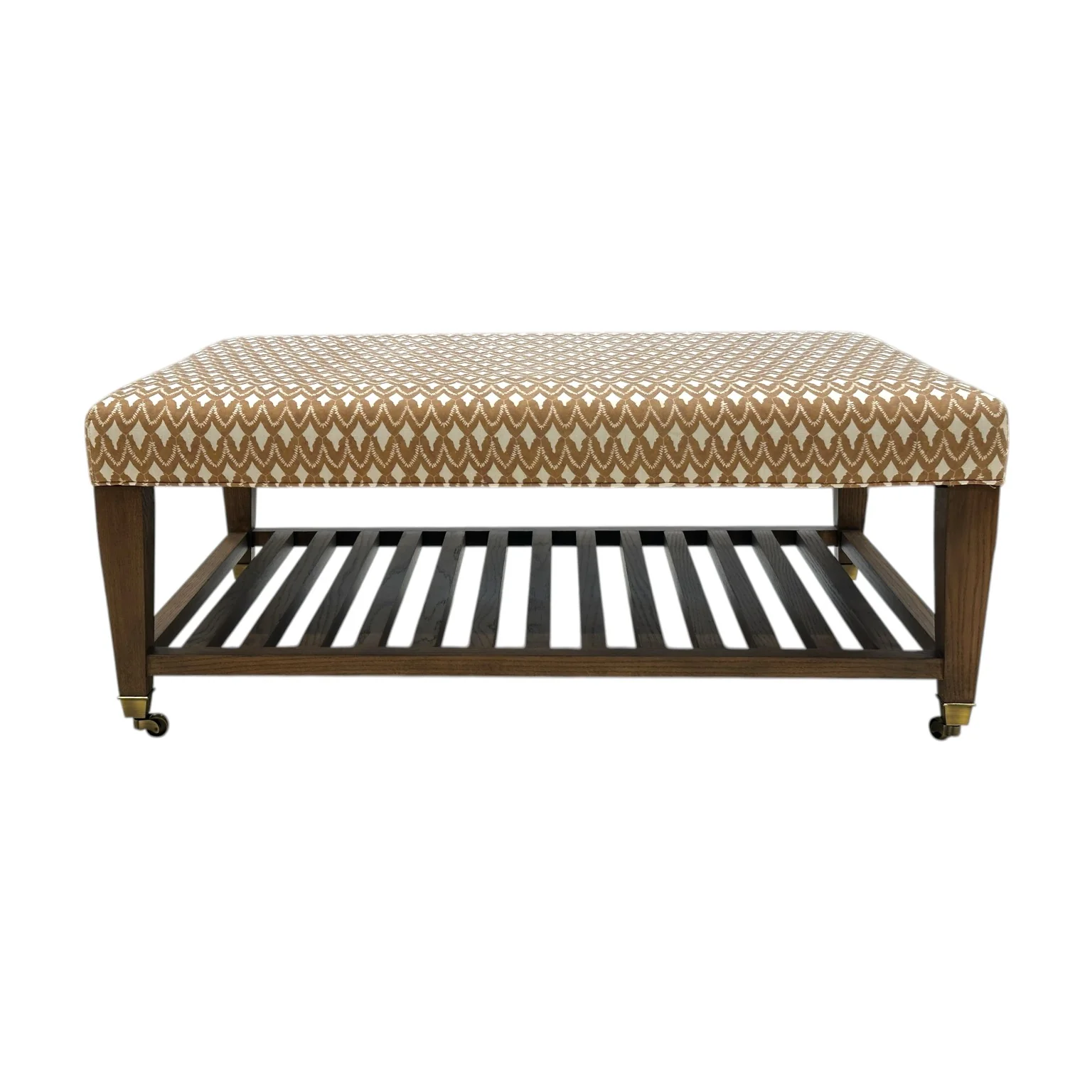 Upholstered Cocktail Ottoman - Image 2