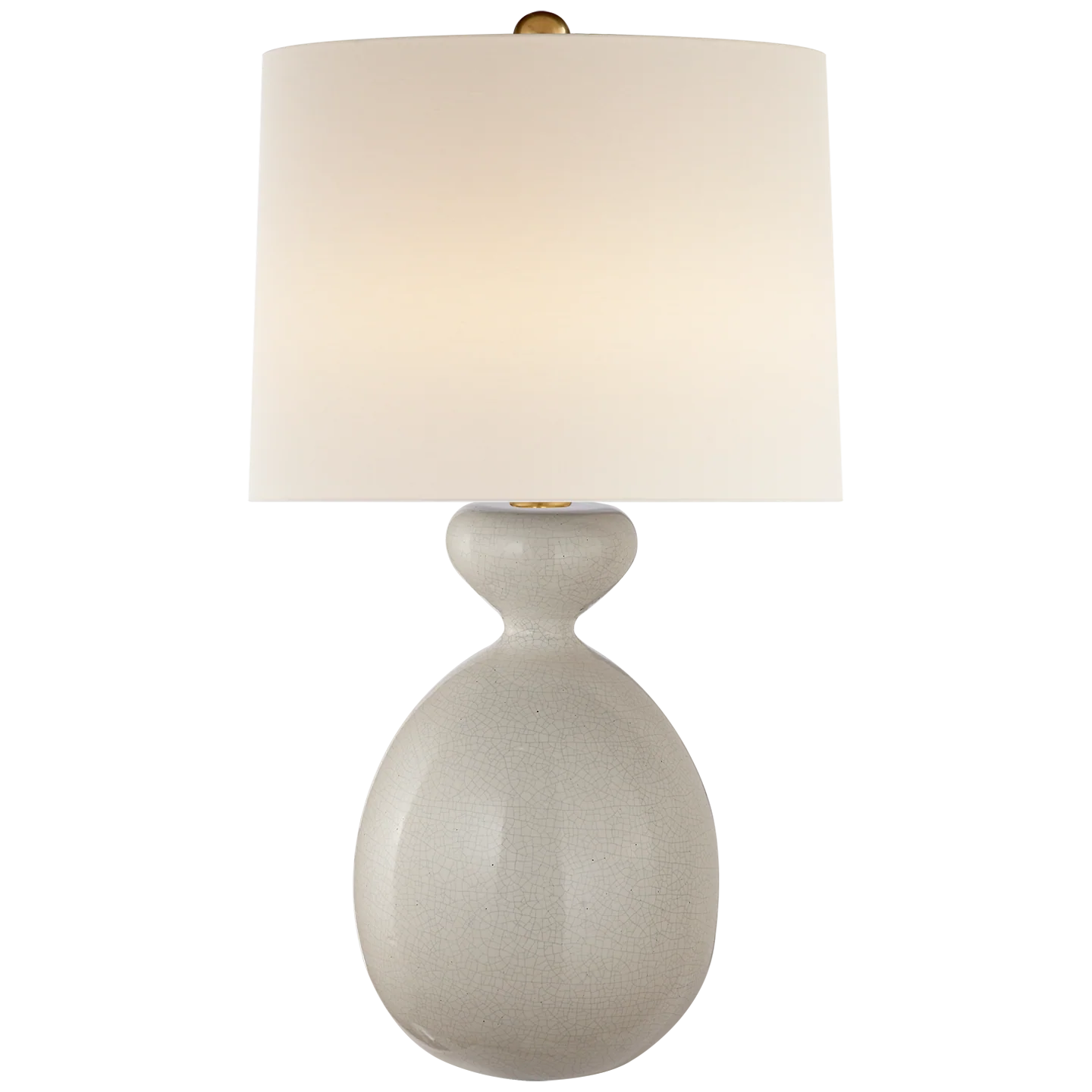 Gannet Table Lamp, Bone Craquelure