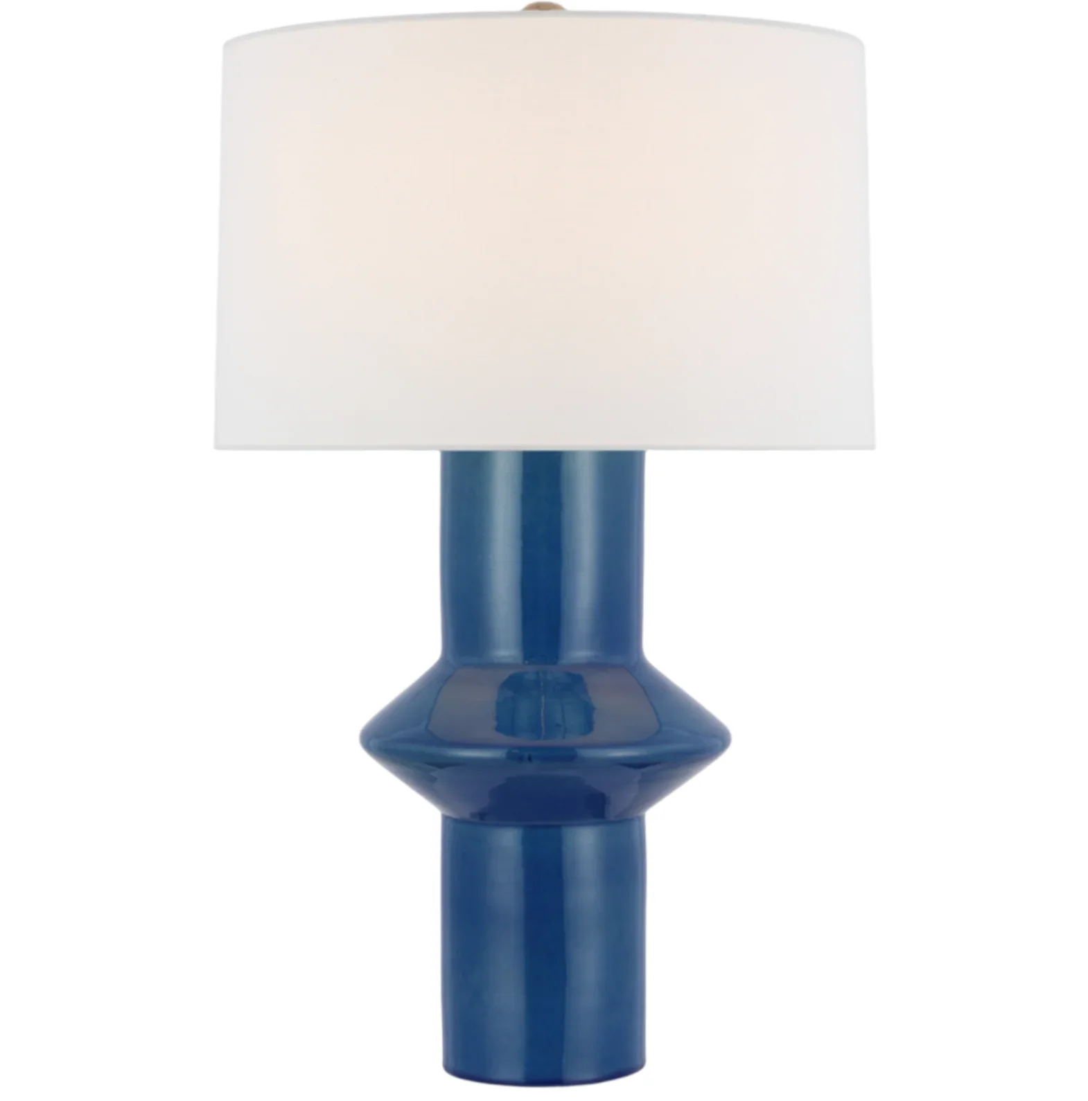 Maxime Medium Table Lamp in Aqua Crackle