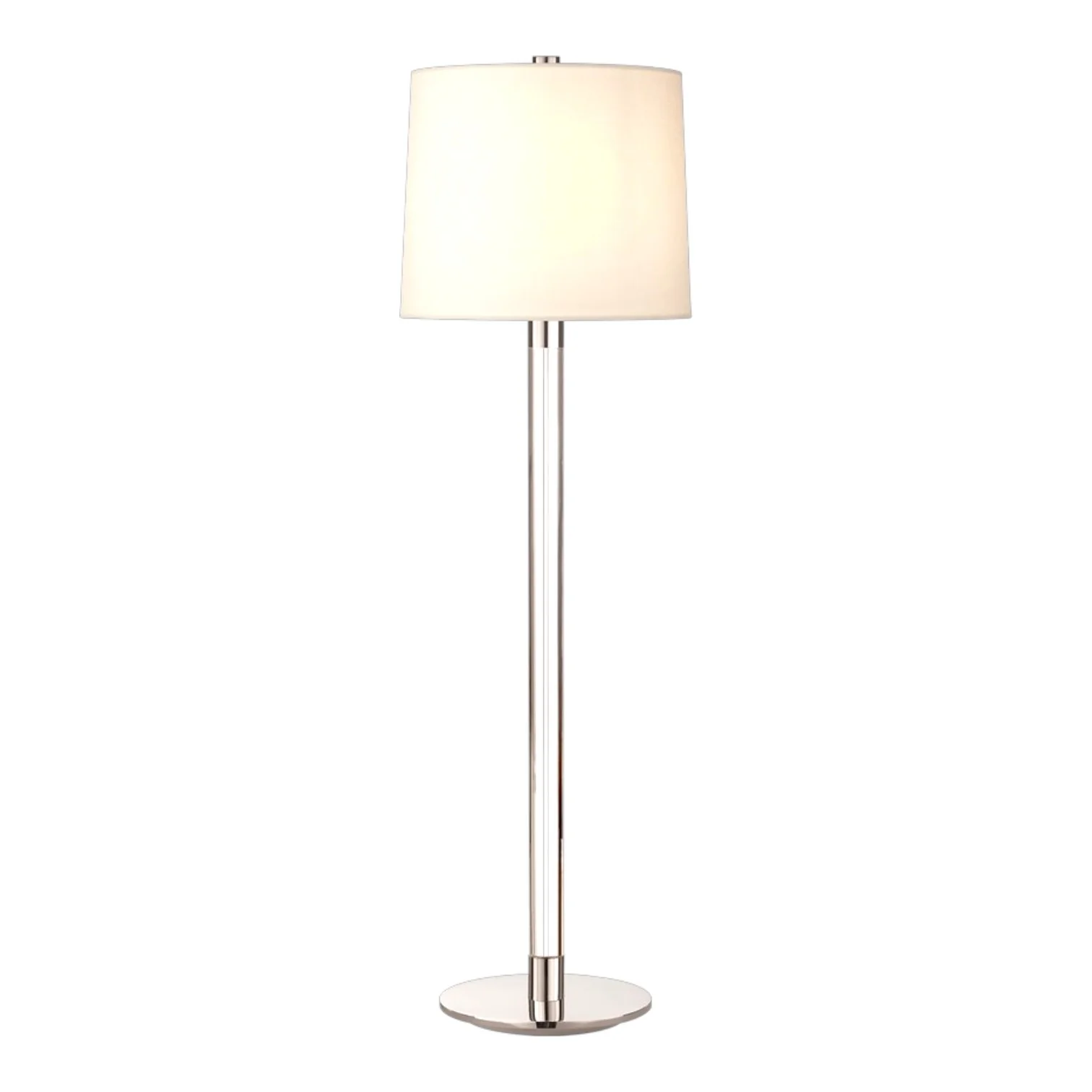 Riga Buffet Lamp, Crystal and Polished Nickel - Image 2