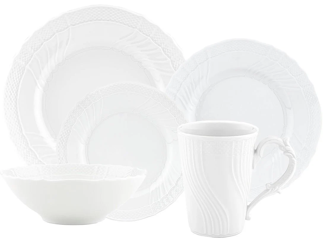 Vecchio White Dinnerware Collection