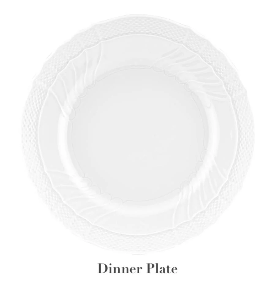 Vecchio White Dinnerware Collection - Image 2
