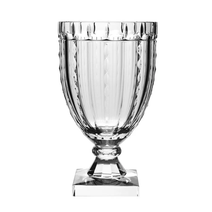 Vivien Square Footed Vase, 12'