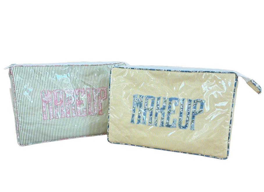 Large Helen Cosmetic Case, "MAKEUP"