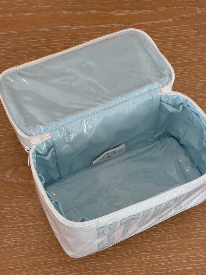 Walton Travel Case, White Diamond "STUFF" - Image 3