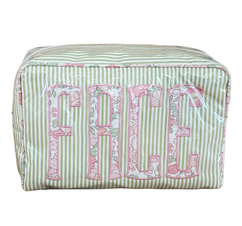 Large Milan Cosmetic Case, "FACE" - Image 2