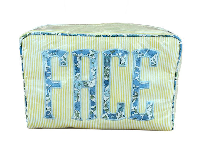 Large Milan Cosmetic Case, "FACE" - Image 3