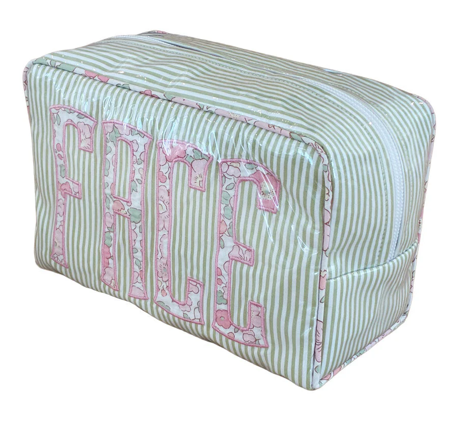 Large Milan Cosmetic Case, "FACE" - Image 4