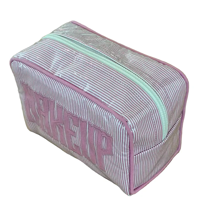 Small Milan Cosmetic Case, "MAKEUP" - Image 4