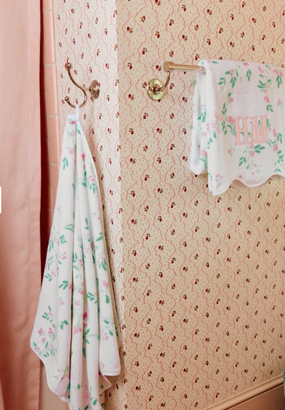 Alice Floral Scallop Towel Collection - Image 5