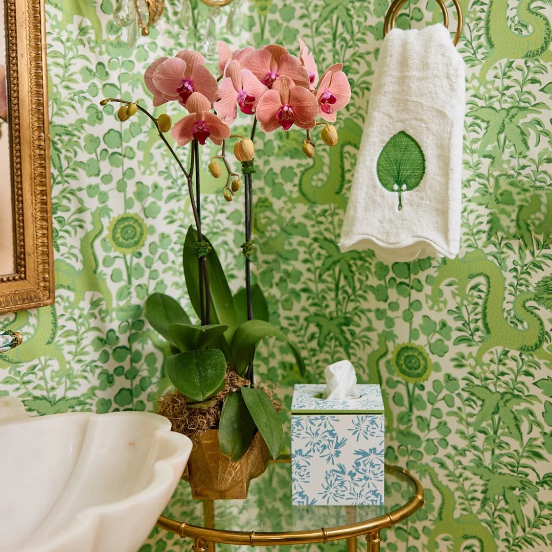 Weezie Towels x Meg Braff Cornflower Bath Accessories - Image 5