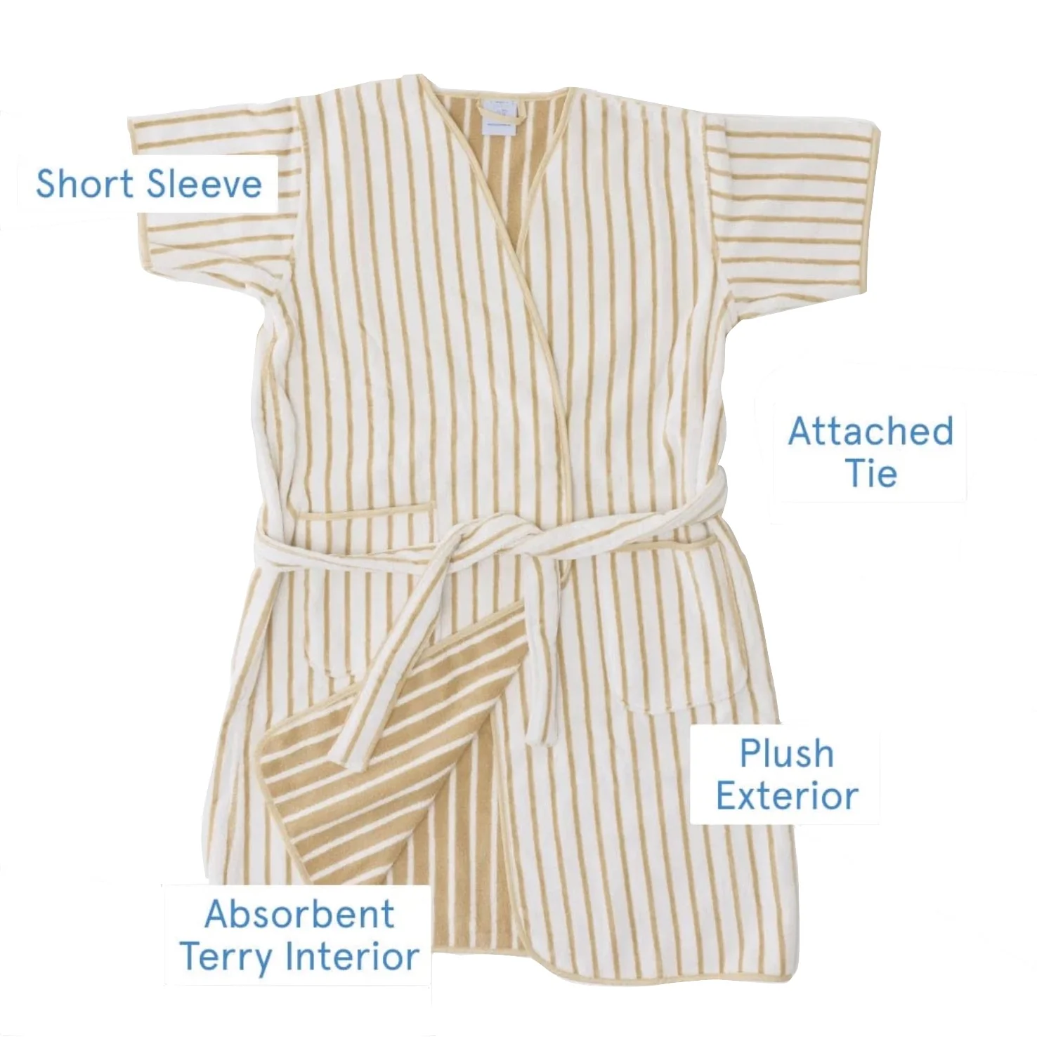Short Plush Robe - Image 5