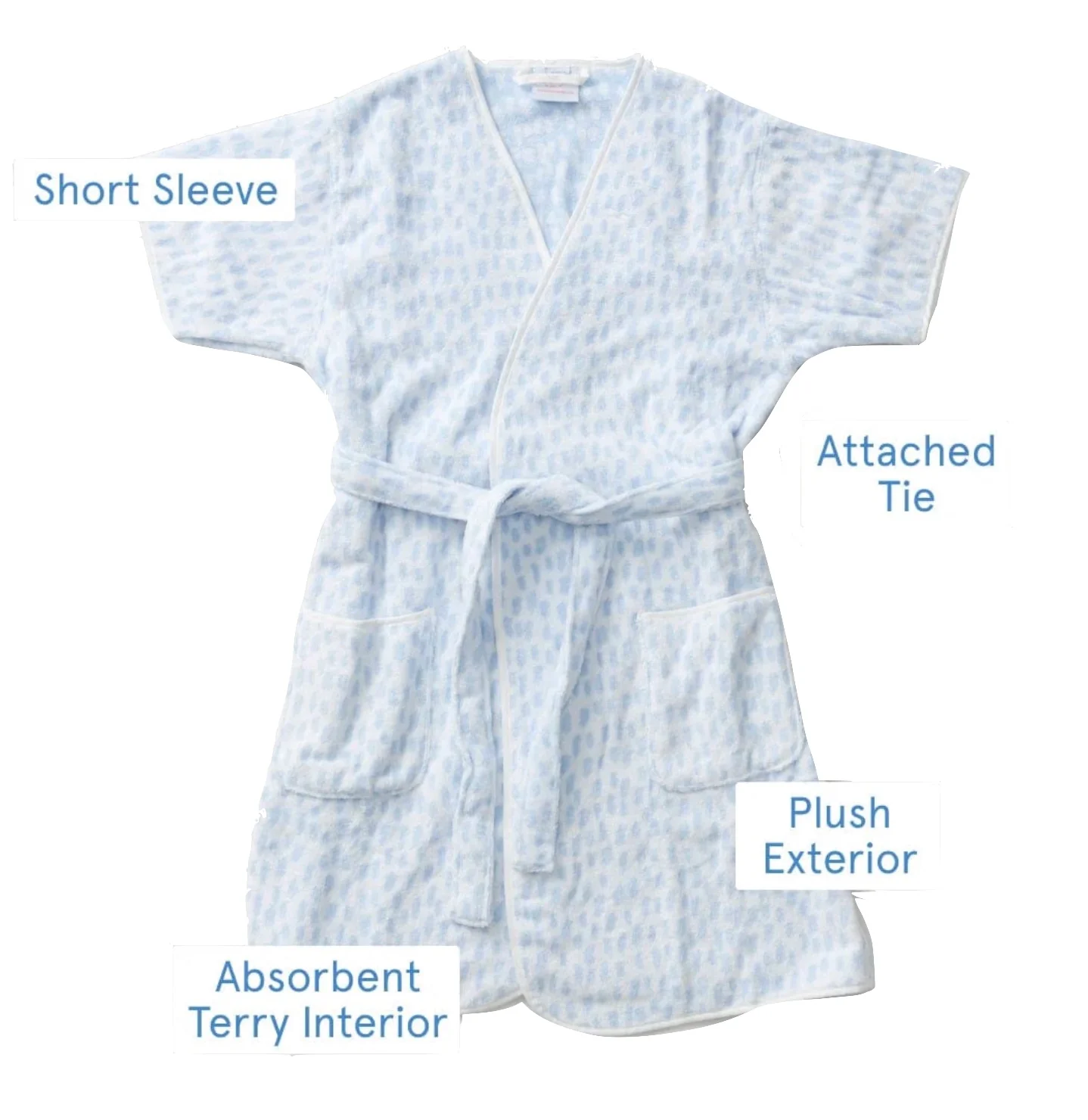 Short Plush Robe - Image 6