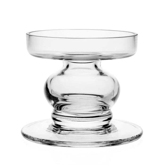 Alexis Crystal Hurricane Shade and Large Candle Holder - Image 2