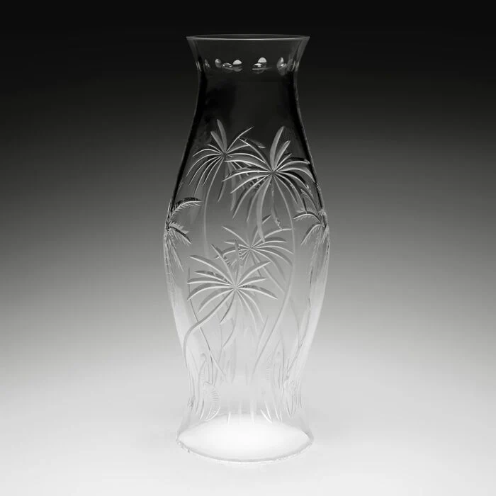Alexis Crystal Hurricane Shade and Large Candle Holder - Image 3