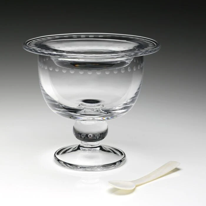 Katerina Crystal Caviar Server with Spoon - Image 2