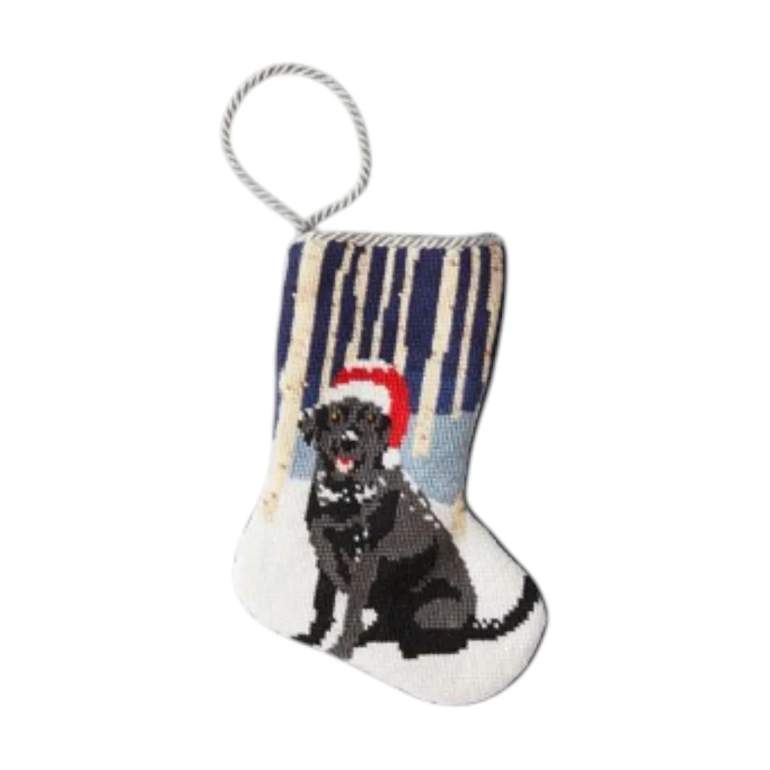 Woodland Frolic Needle Point Stocking
