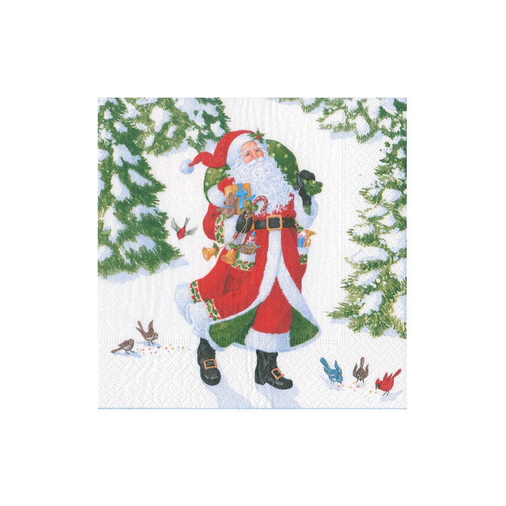 Woodland Santa Napkin and Gifting Collection