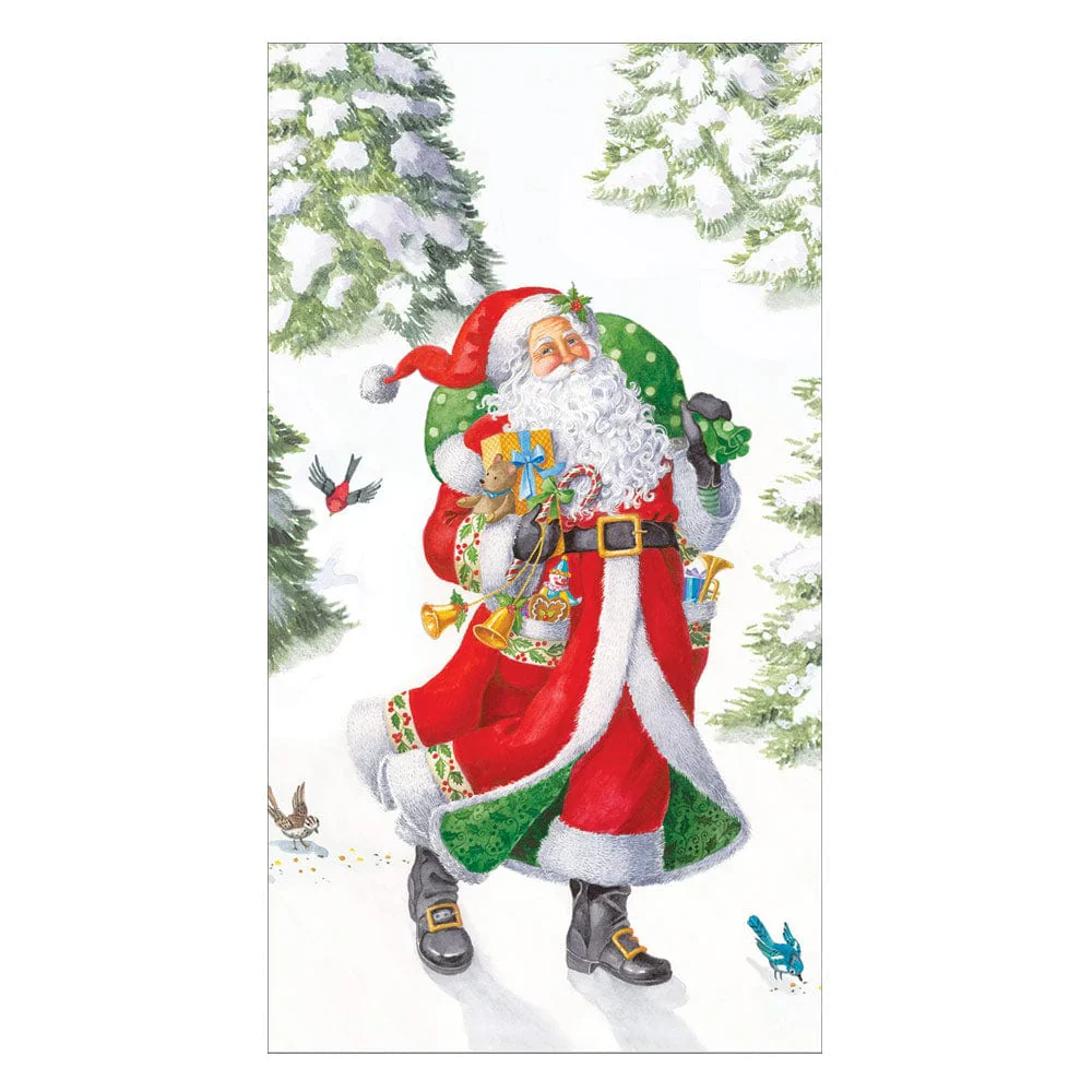 Woodland Santa Napkin and Gifting Collection - Image 3