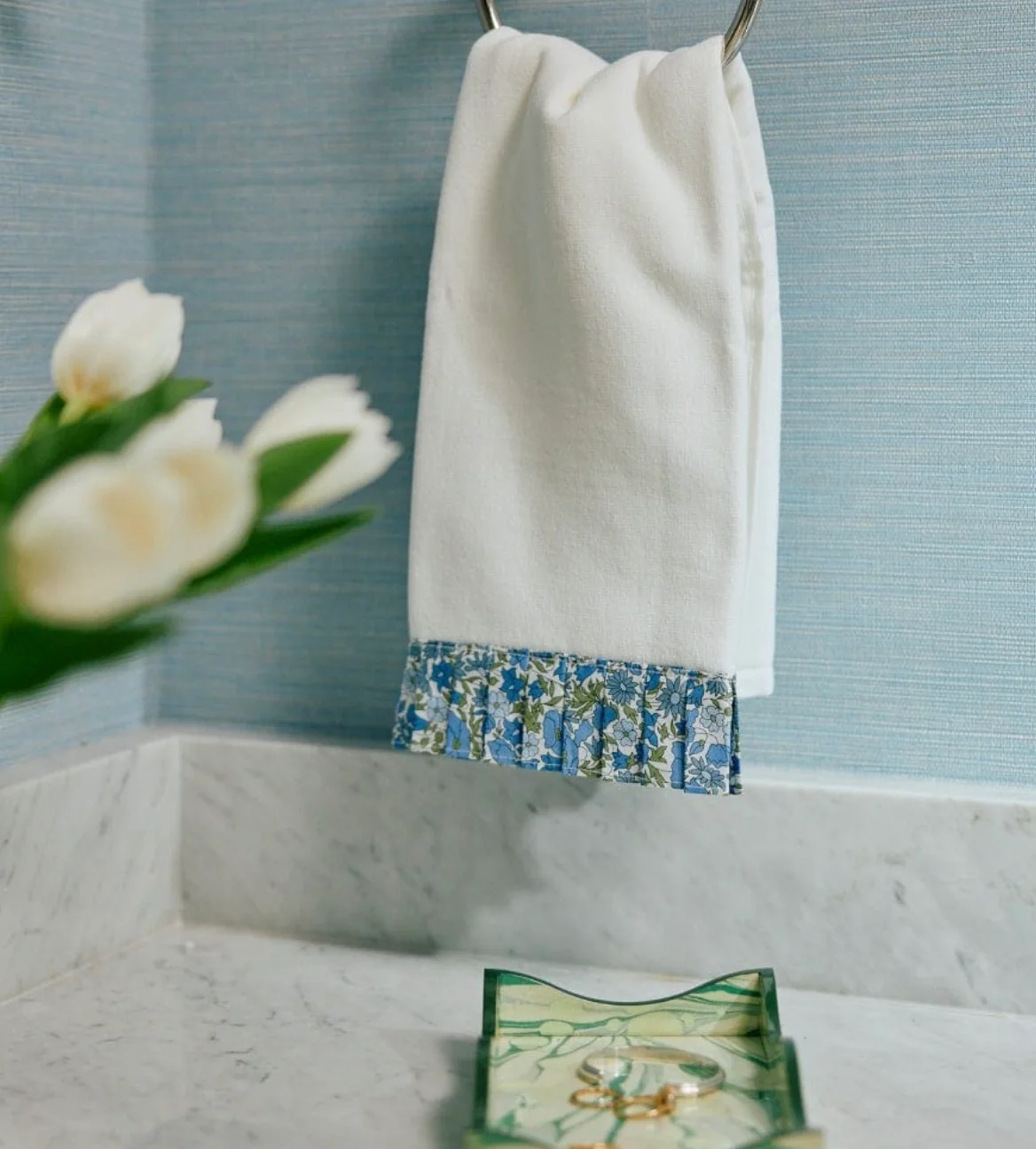 Weezie x Liberty London Powder Bath Towel - Image 2