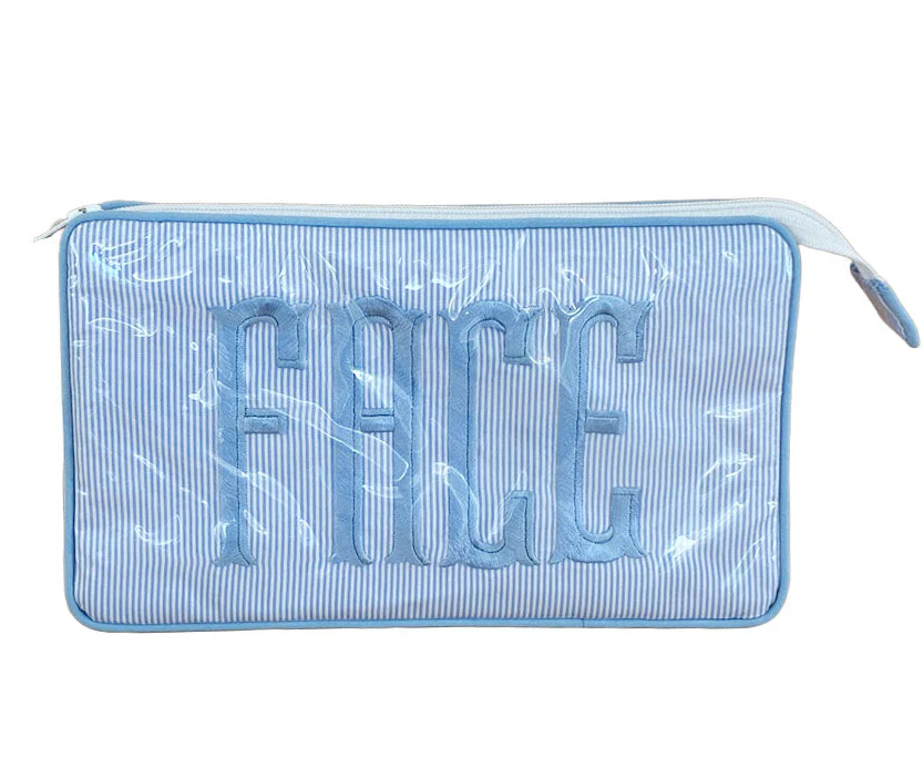 Small Helen Cosmetic Case, "FACE" - Image 2