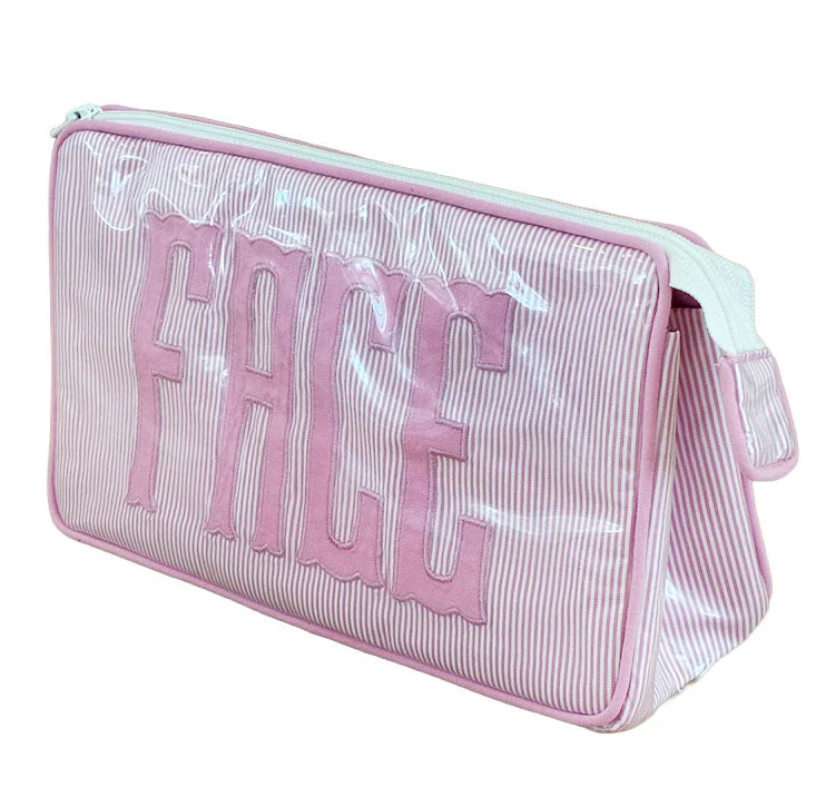 Small Helen Cosmetic Case, "FACE" - Image 3