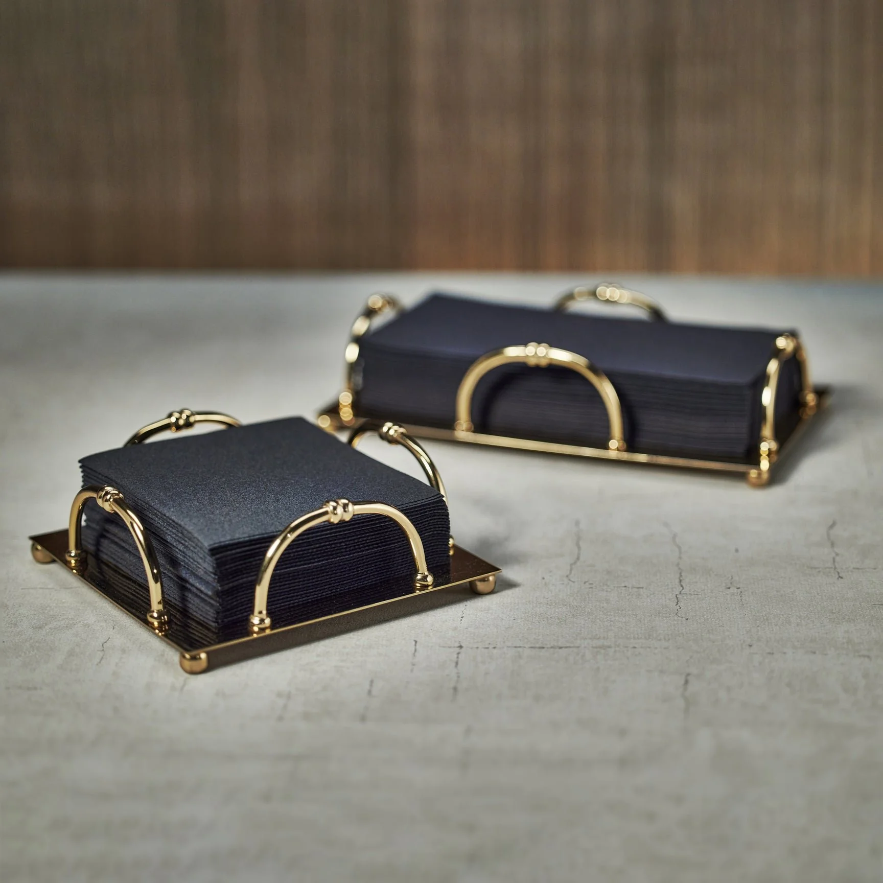 Zodax Alessia Gold Napkin Holder Collection - Image 4