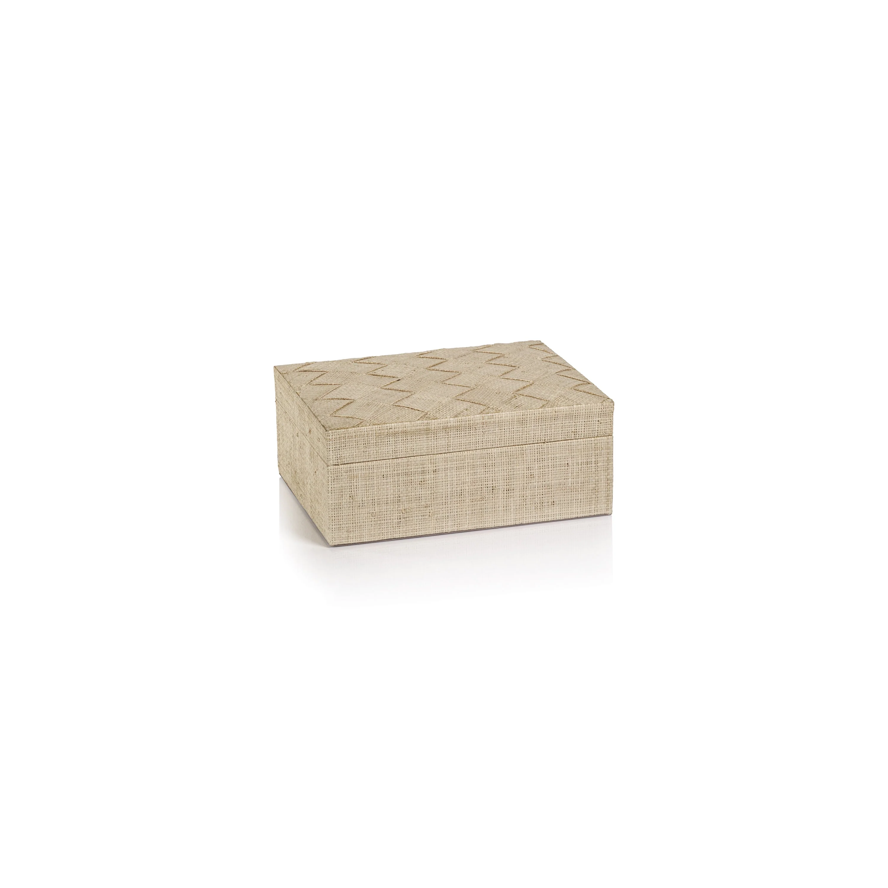 La Bocca Woven Raffia Box Collection - Image 2