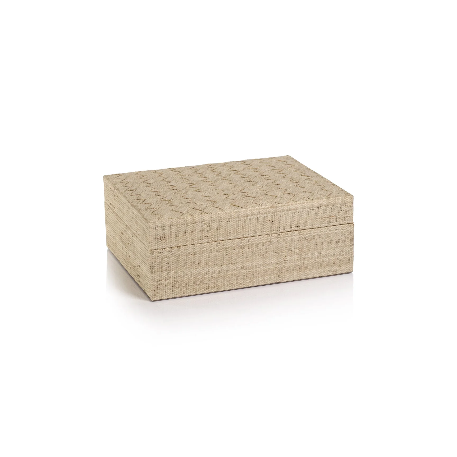 La Bocca Woven Raffia Box Collection - Image 3