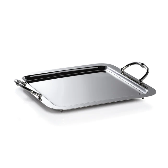 Manetta Polished Nickel Tray Collection - Image 4