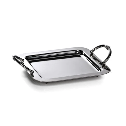 Manetta Polished Nickel Tray Collection - Image 5