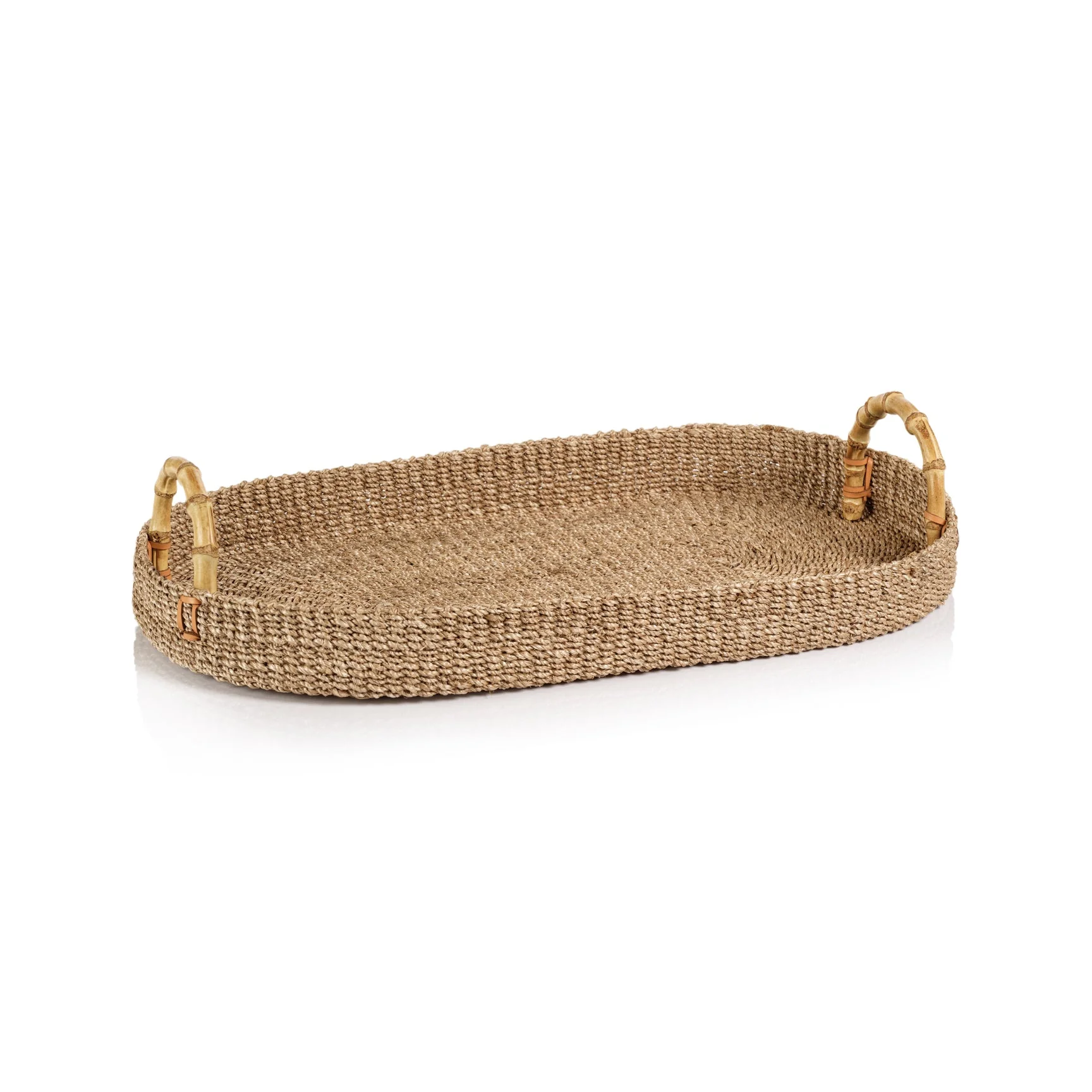 Bamboo Handle Abaca Tray Collection - Image 4