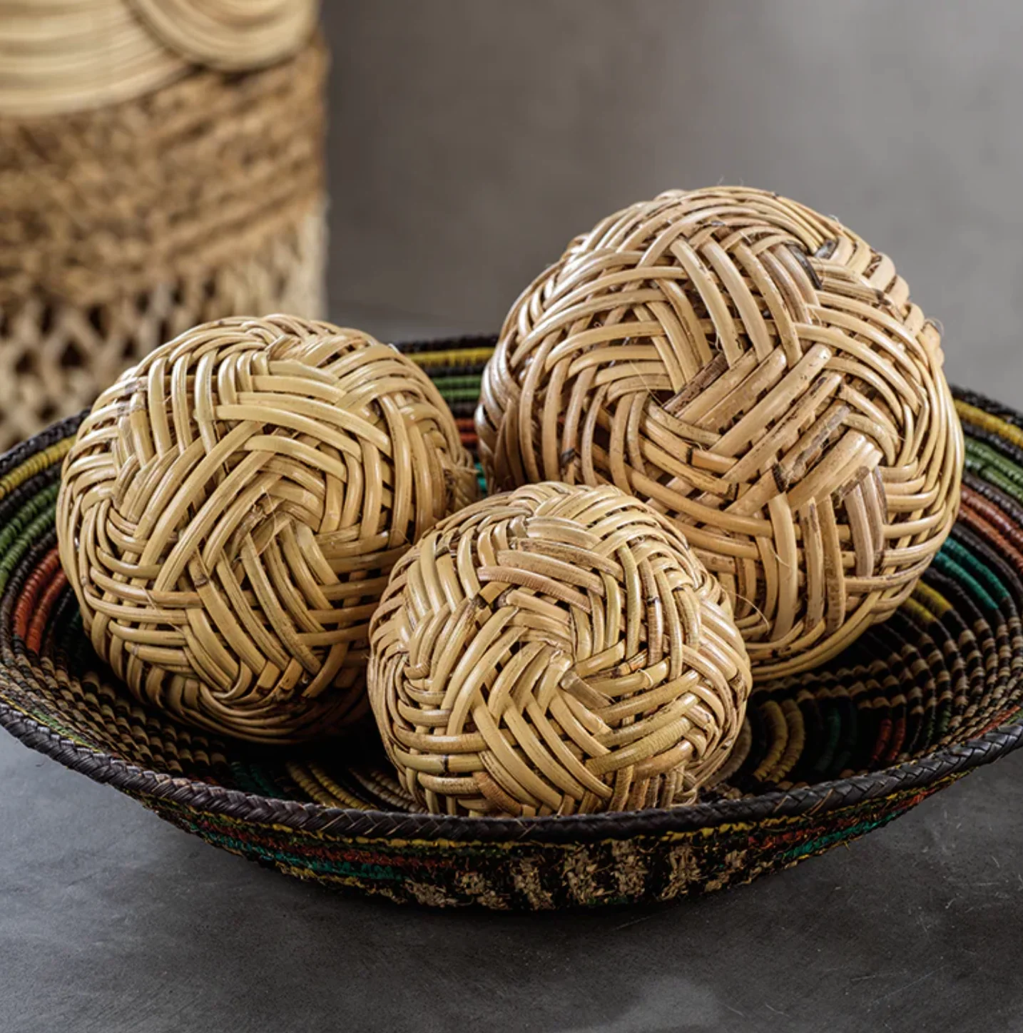 Rattan Fill Ball Collection - Image 2
