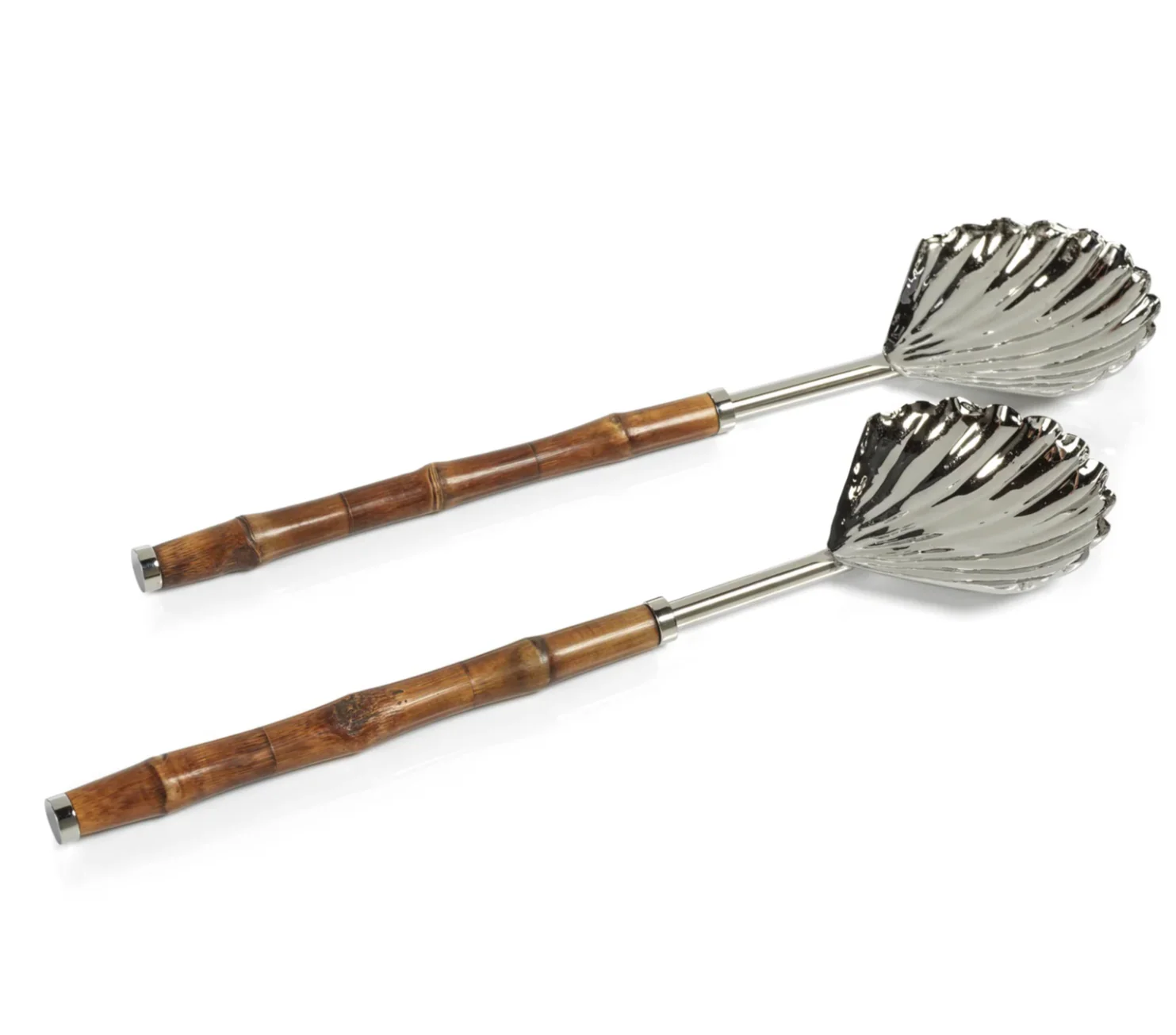 The Colony Bamboo and Nickel Serving Sets - Image 2