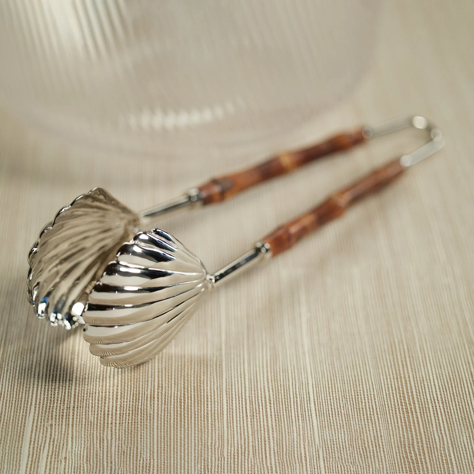 The Colony Bamboo and Nickel Serving Sets - Image 5